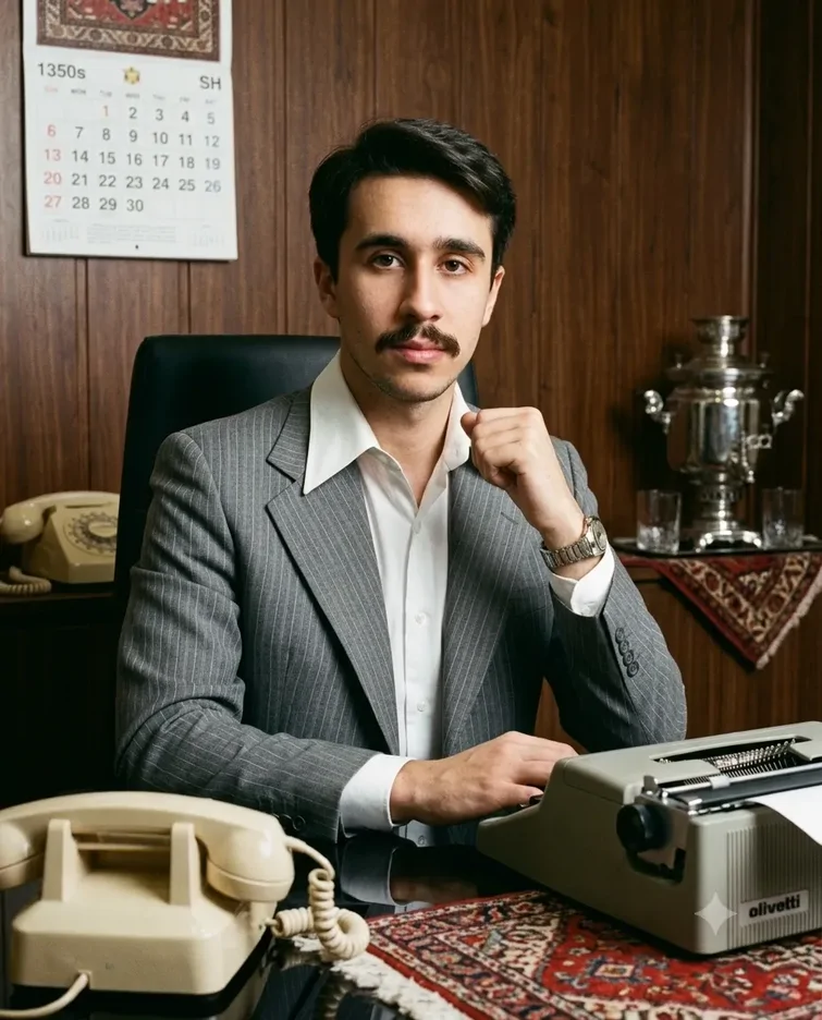 پرامپت عکس ترند دهه ۵۰ تصویر شما رو به یک عکس قدیمی تبدیل می‌کنه